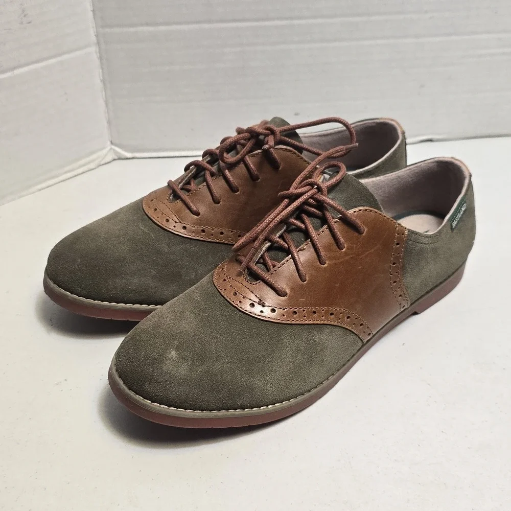 Eastland Sadie Women's Oxford Shoes Olive Size 9.5